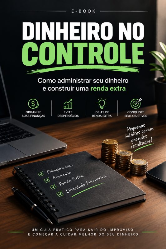 Dinheiro no Controle Guia Prático de Finanças e Renda Extra