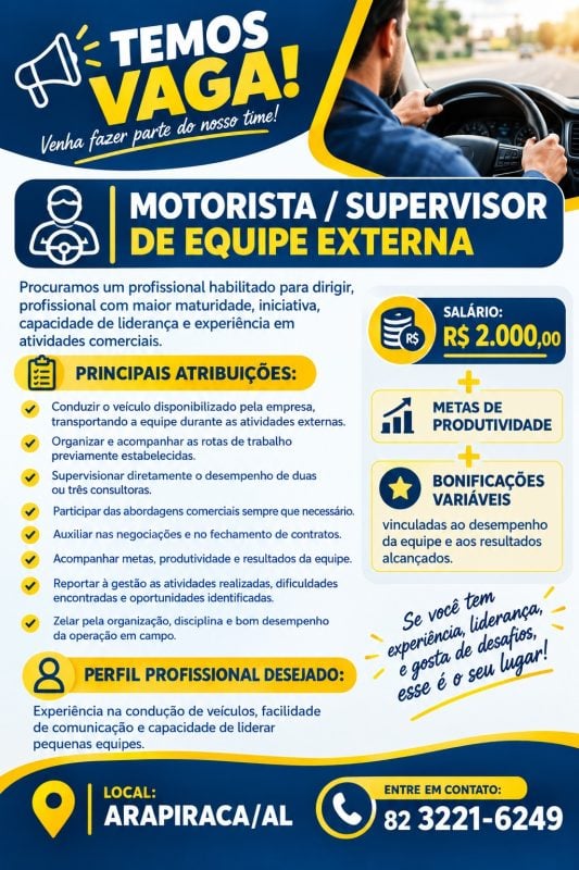 Supervisor/Motorista
