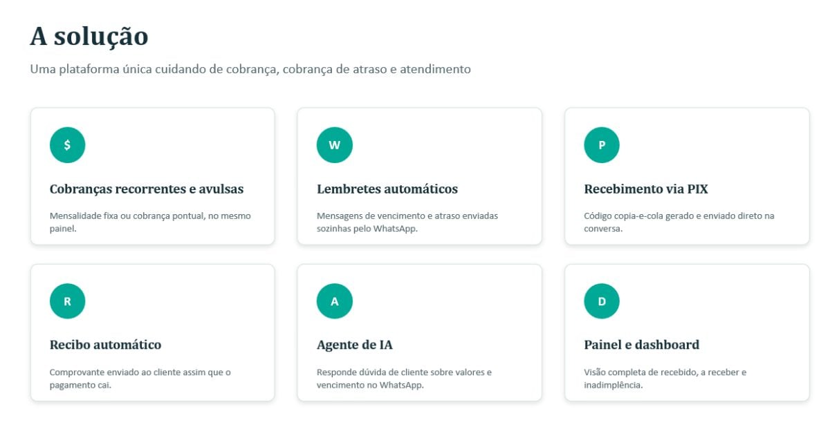 Sistema de cobrança automatica via whatsapp — foto 2