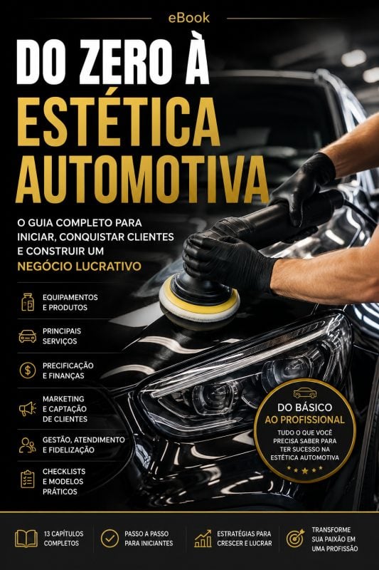 E-Book Do Zero á Estética Automotiva