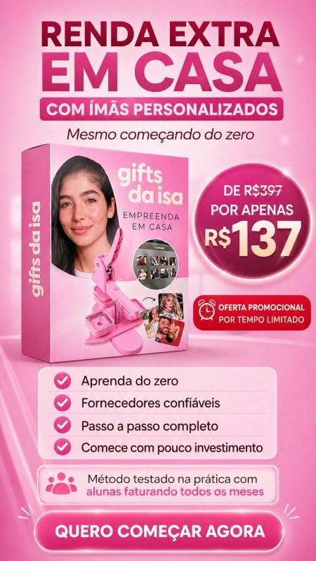 Curso para aprender a trabalhar de casa com Imãs