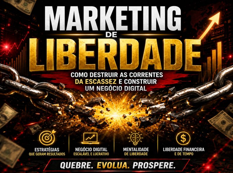 Marketing de Liberdade: Como Destruir asCorrentesda Escassez e Construir umNegócio Digital