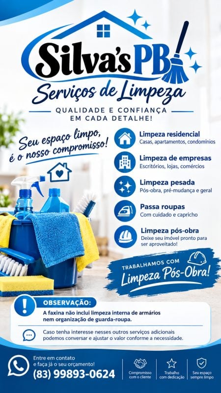 Serviços de Limpeza em geral