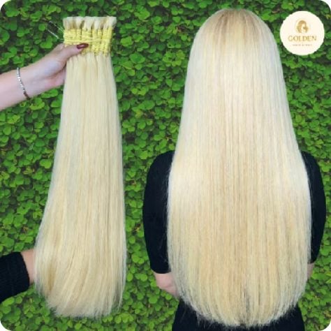 Cabelo Humano Brasileiro Loiro Claríssimo Limpo 50g ou 100g — foto 2