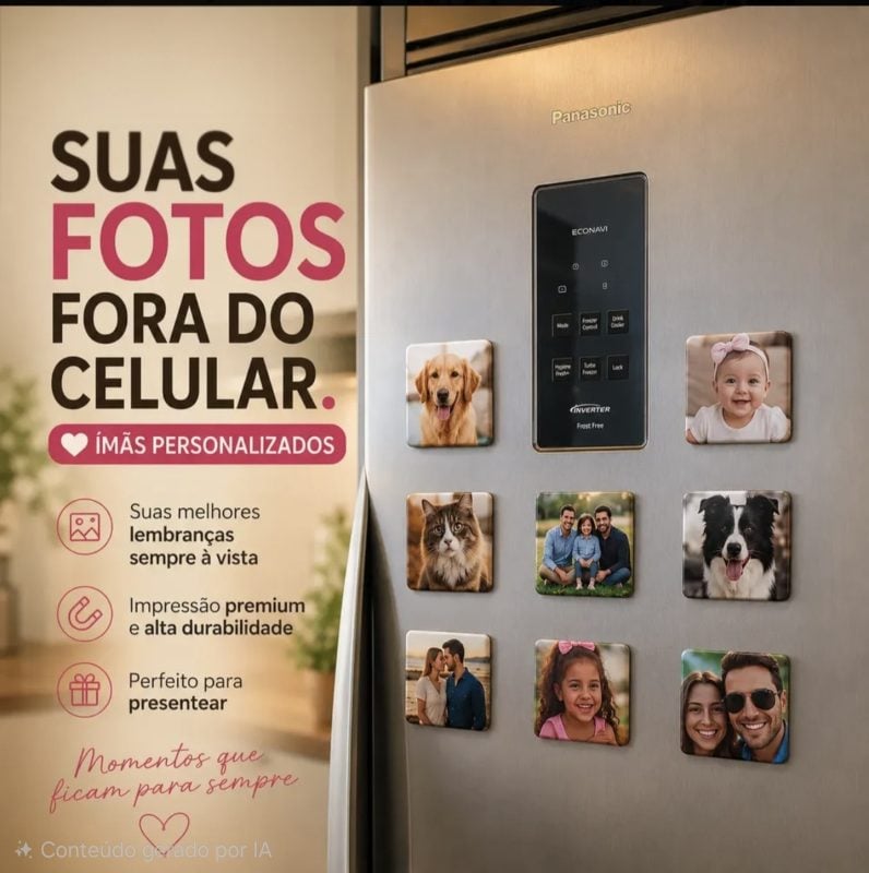 Foto Ímã de Geladeira