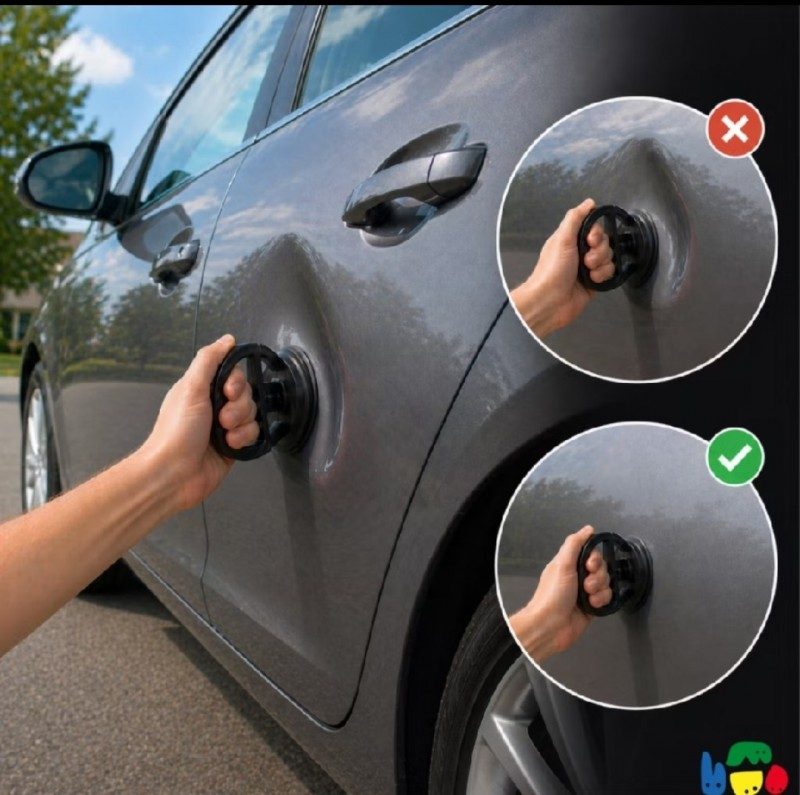 Ventosa Puxador Tira Amassado Porta Carro Tela Celular Ventosa Para Desamassar Lataria do Carro 6kg
