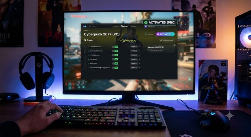 E um software de mods pra jogos Wemod Ativado
