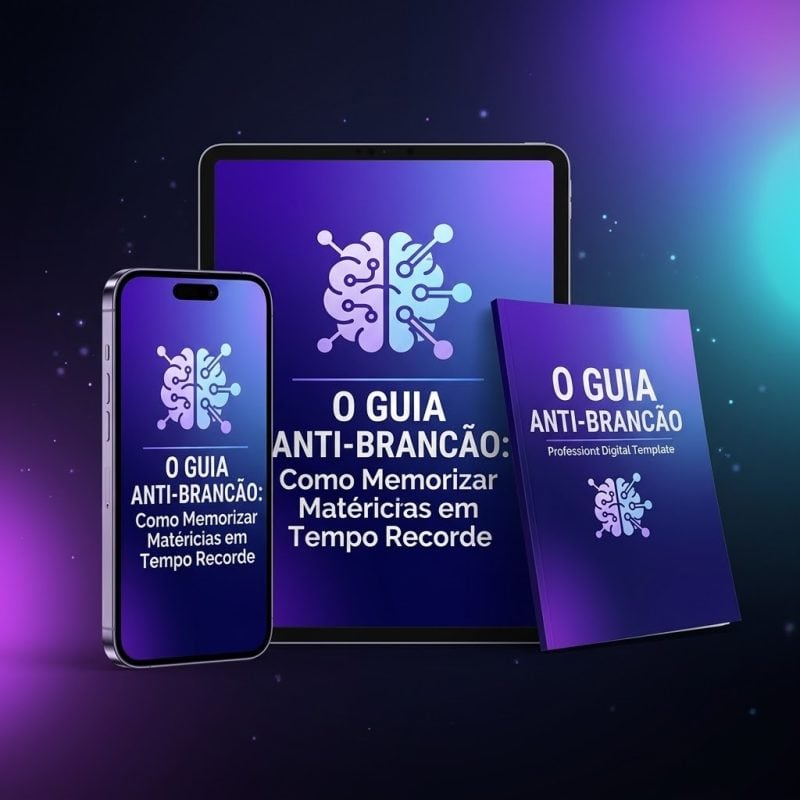 O Guia Anti-Brancão: Como Memorizar Qualquer Matéria para Provas em Metade do Tempo.