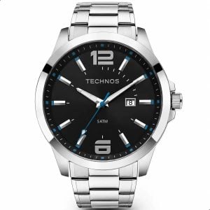 Relógio Technos Masculino 2115GU/1A 45 Milímetros Aço Inoxidável com Fundo Preto e Azul — foto 4