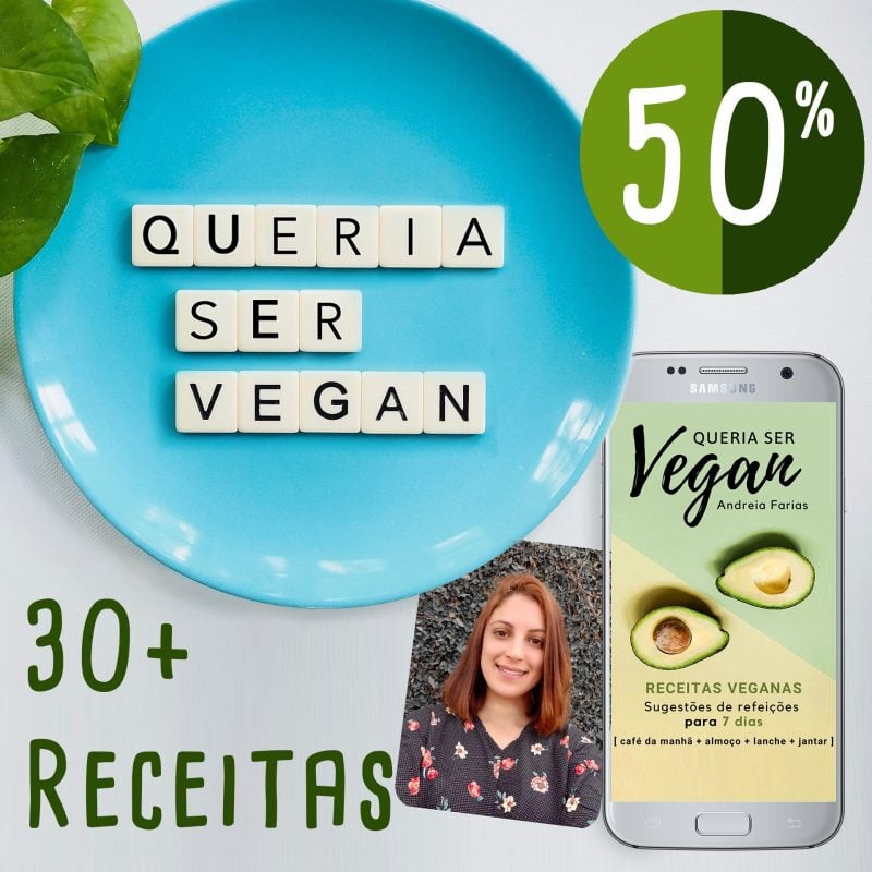 Ebook de Receitas Veganas Fáceis e Baratas - Queria Ser Vegana
