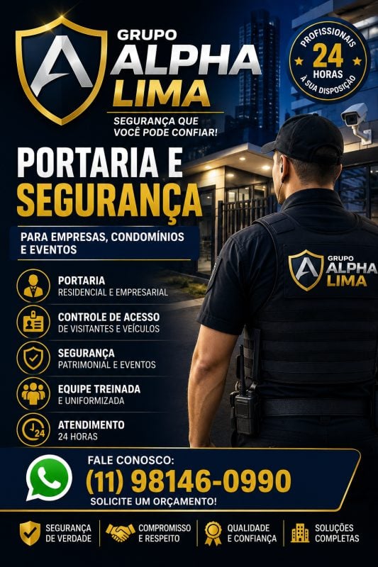 Fazemos serviços de segurança e Alphaville Barueri