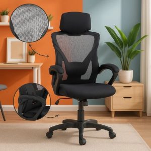 Cadeira de Escritório Presidente Executiva Gamer - Preta — foto 5