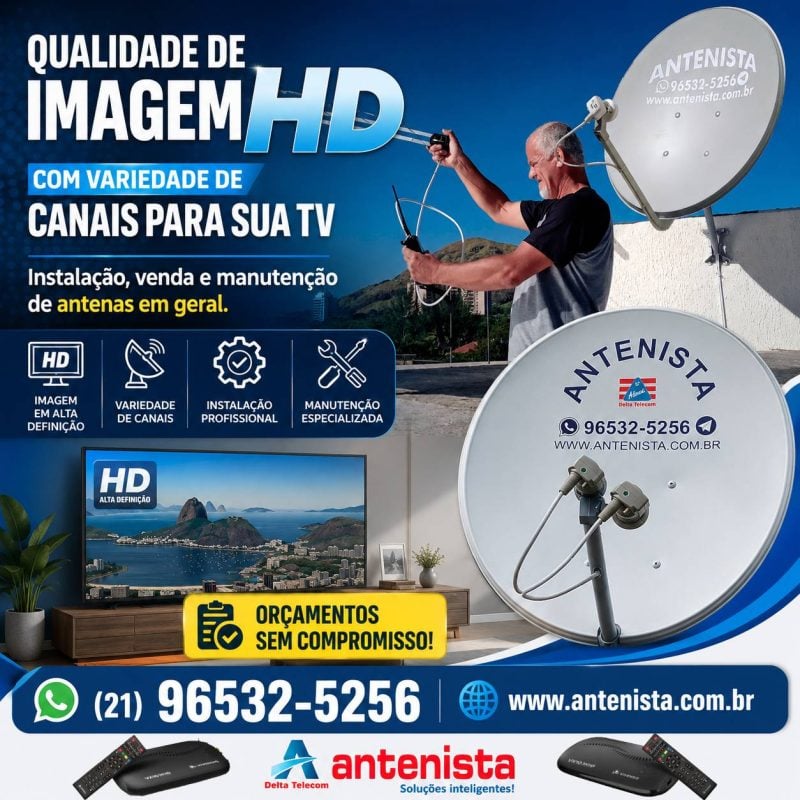 Antenista: instalação e manutenção de antenas