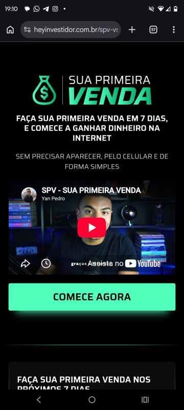 SPV -sua primeira venda