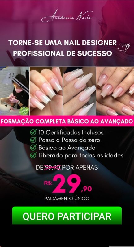 Curso Nails Designer Alongamento