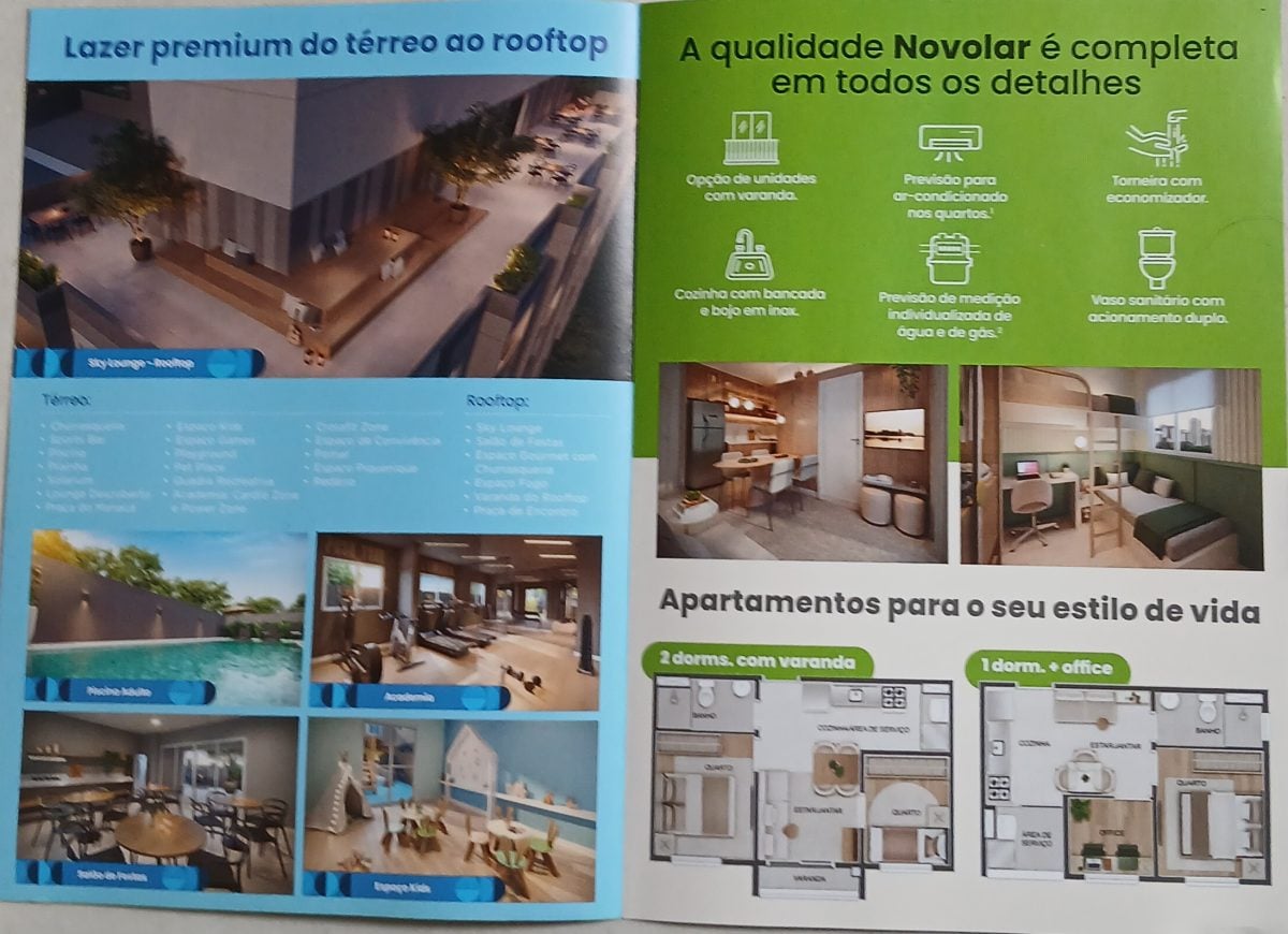 Apartamentos na Planta 1 e2 dormitórios/ home office — foto 2