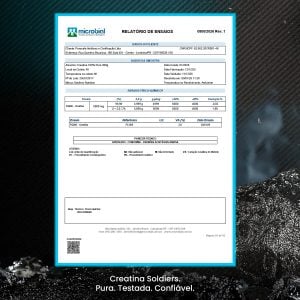 Creatina 1kg Suplemento Monohidratada em pó 100% Pura - Soldiers NutritionCreatina 1kg Sup — foto 3