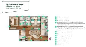 Apartamentos 2 Quartos com Suíte Chapada do Vale Cuiabá/MT — foto 4