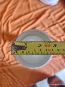 Vaso leitoso de decoração — foto 3
