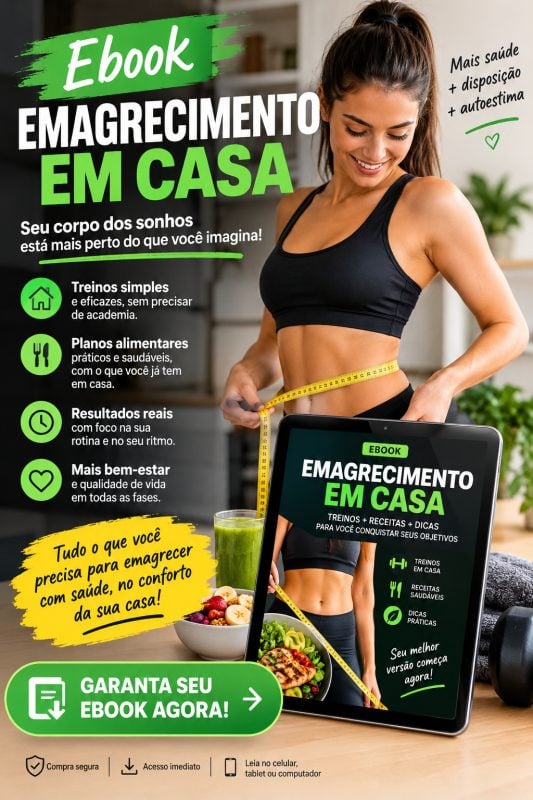 Ebook de emagrecimento em casa