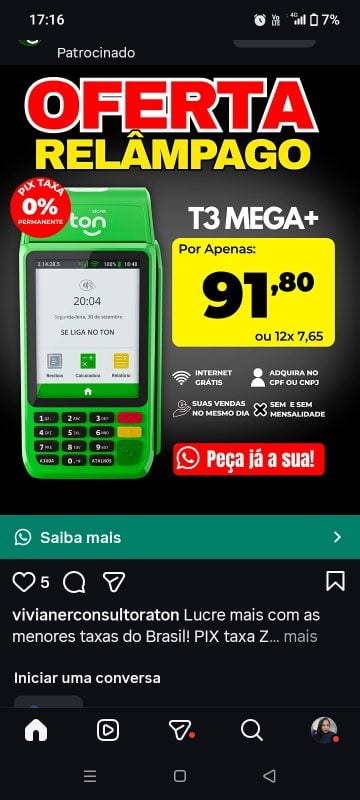 Maquininhas ton