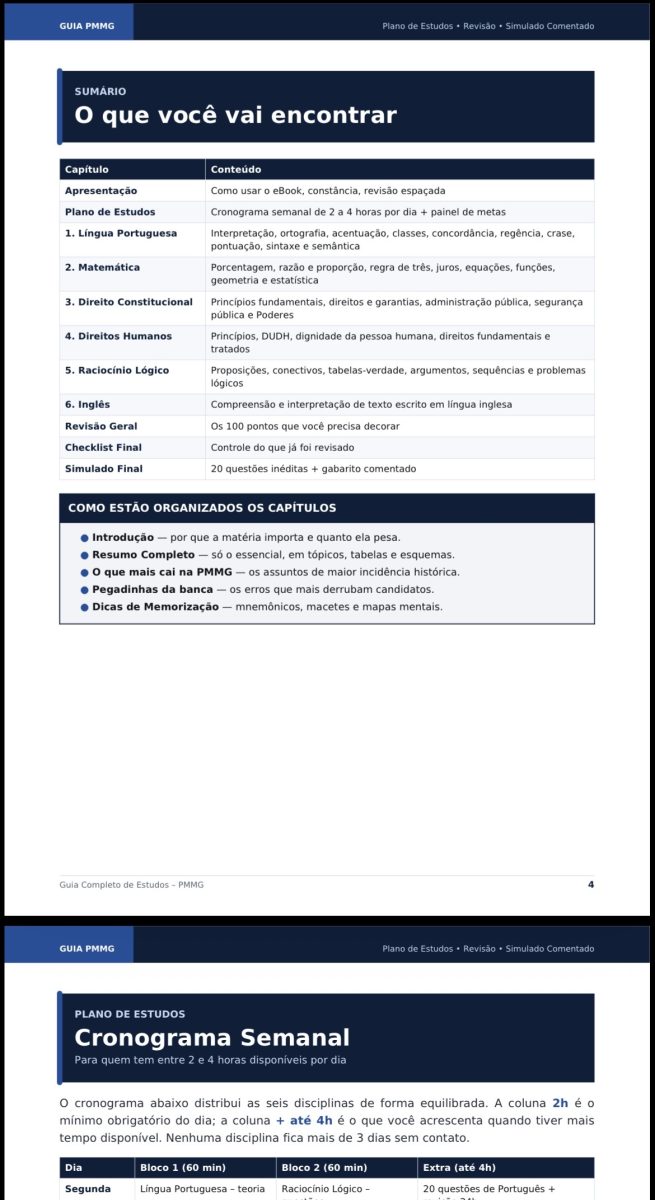 Guia completo de estudos PMMG — foto 2