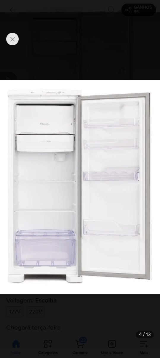 Geladeira Electrolux 240L — foto 2