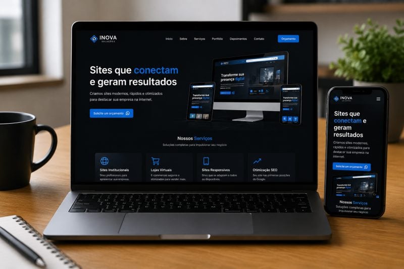 Criação de Sites Profissionais para Empresas