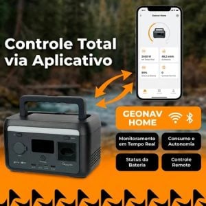 Estação de Energia Portátil 300W 204,8Wh 110V Geonav — foto 3