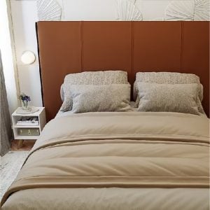 Mesa de Cabeceira Retrô Compacta com Nicho para Quarto Sala Casal ou Solteiro — foto 4