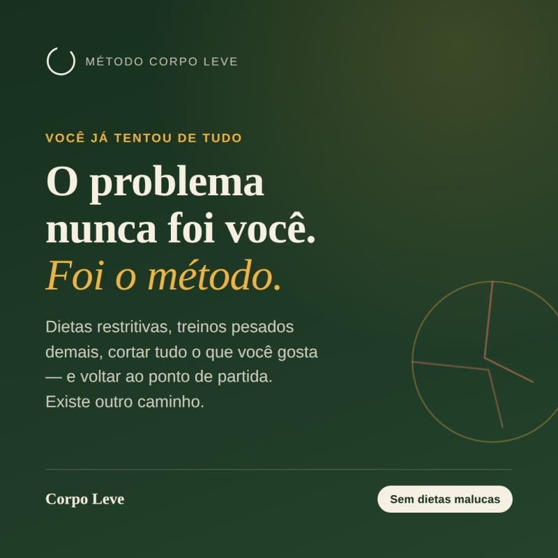 Plano de 4 semanas para emagrecer sem dietas regradas