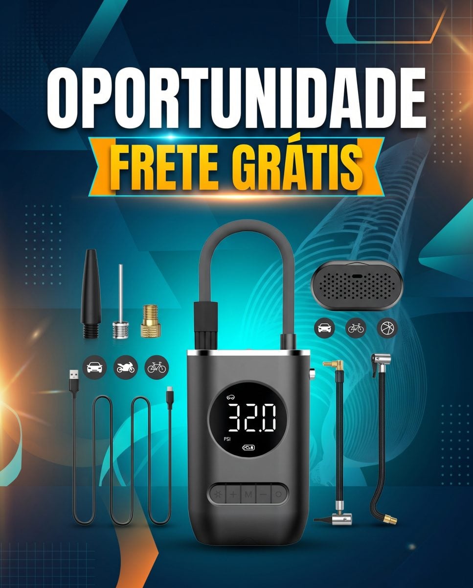 Compressor De Ar Portátil Mibee Tenha Sempre Por Perto! — foto 2