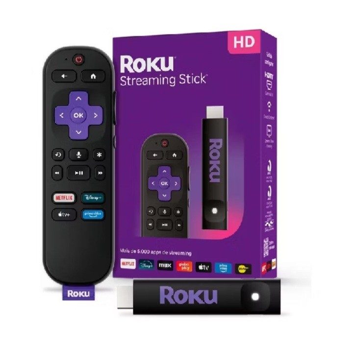 Tv box Roku Streaming Stick 3840BR HD Bluetooth Wi-fi Dual Band