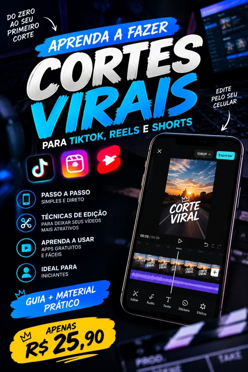 Curso de Edição de Cortes Virais para TikTok e Reels — foto 2