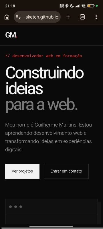 Criação de Sites Modernos e Responsivos