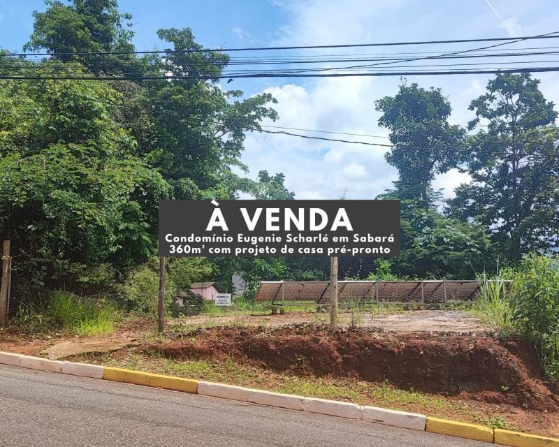 Lote em Condomínio Fechado em Sabará - 360m²