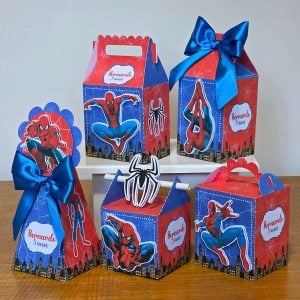 # KIT FESTA PERSONALIZADO HOMEM-ARANHA 30 UNIDADES Transforme a festa do seu pequ — foto 3