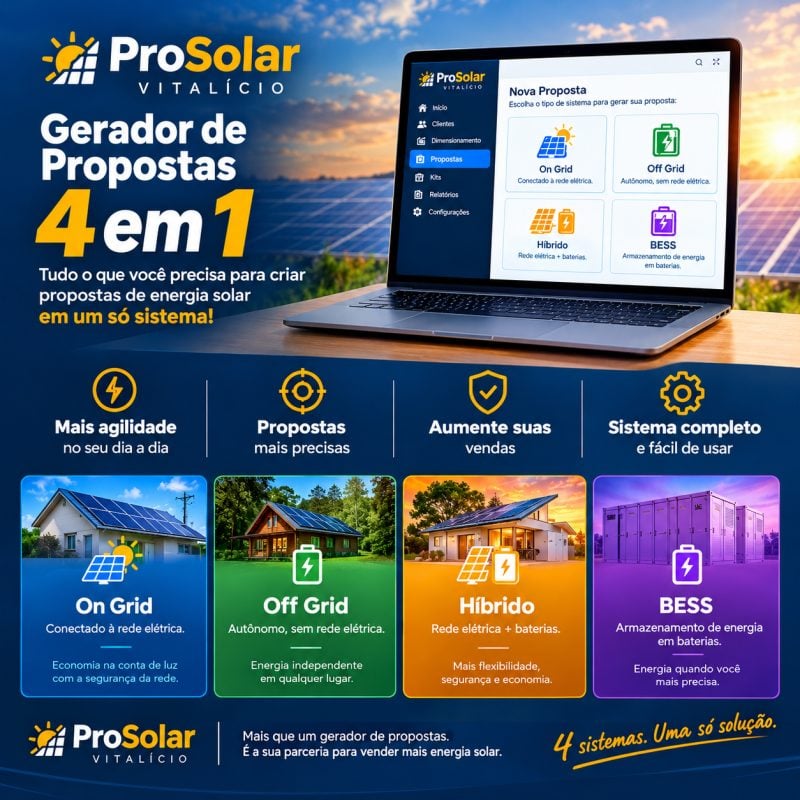 Gerador de propostas de energia solar