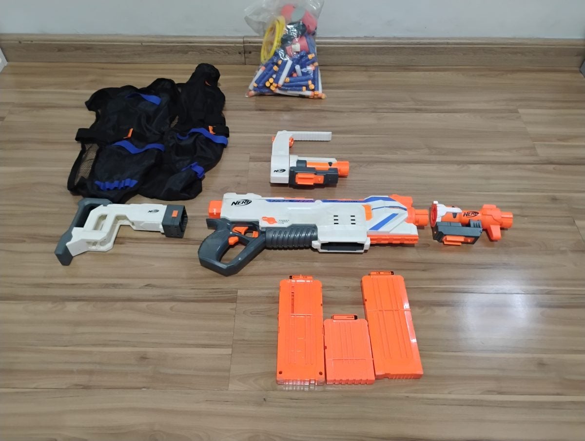 Nerf + Munição + colete — foto 2