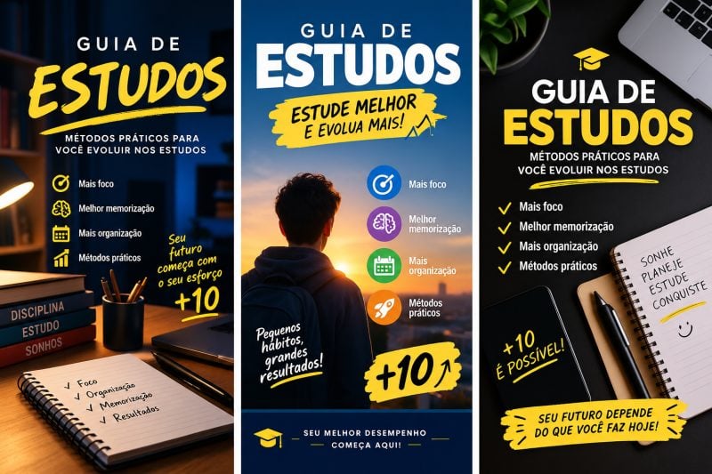 E-book Guia Prático de Técnicas de Estudo para Estudantes