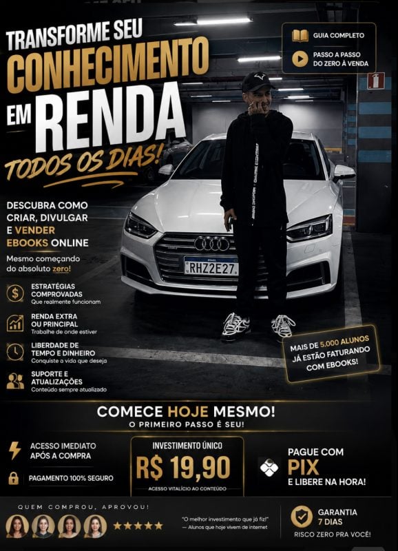 Tirando 3 salarios com ebook