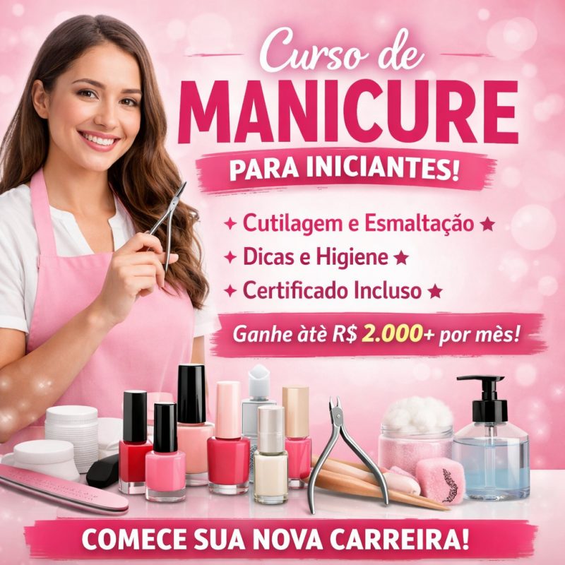  Aprenda Manicure do Zero Ebook Completo da Fabir Cadoso