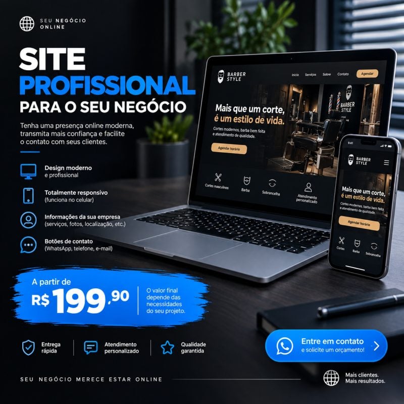 Criação de Sites Profissionais para Empresas