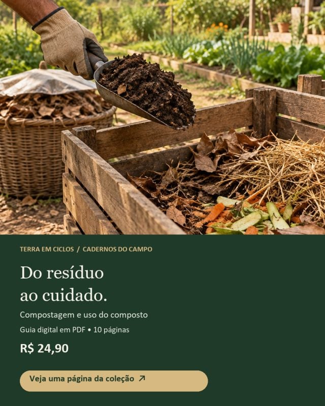 E-book em PDF: Compostagem de resíduos vegetais no quintal