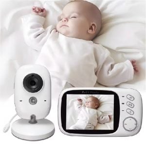 Babá Eletrônica com Monitor Visão Noturna Áudio Bidirecional Sensor de Temperatura Monitor — foto 6