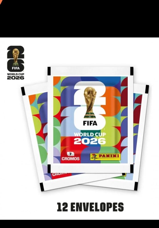 Pacotes de figurinhas da Copa do Mundo