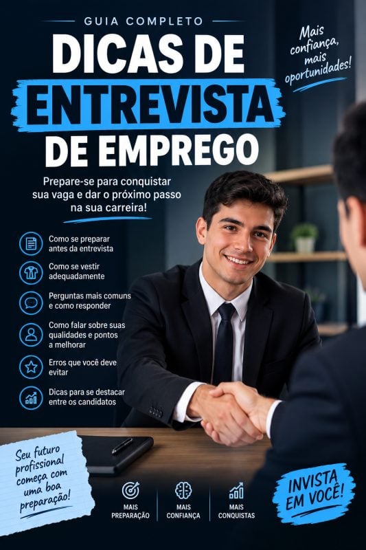 Dicas de entrevista de emprego