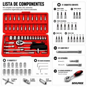 Kit furadeira parafusadeira 2 baterias profissional 21v — foto 3