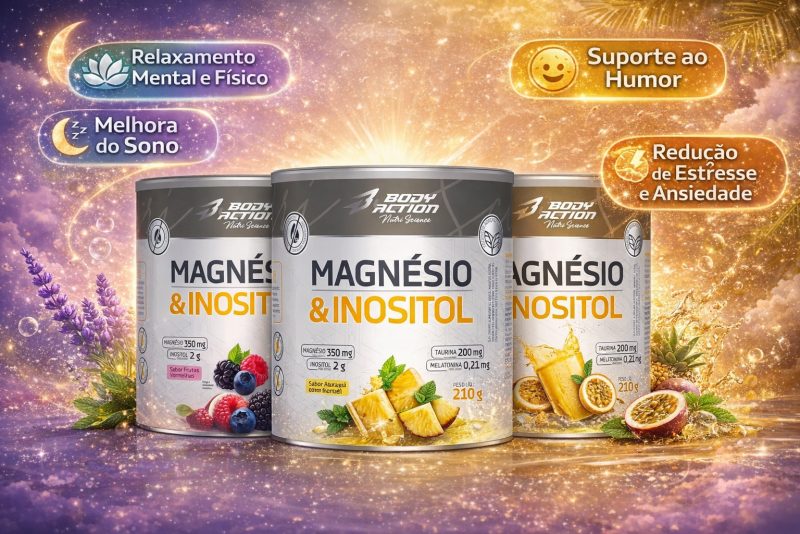 Suplemento Alimentar - Magnésio e Inositol 210g BodyAction — foto 2