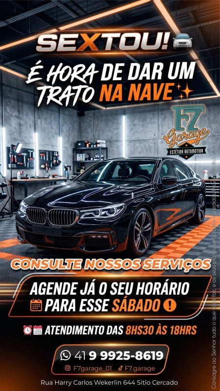 F7 Garage - Estética Automotiva